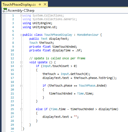 Nice Touch, the mosts simple multitouch input solution for Unity