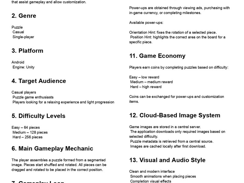 Working Title: Puzzle Adventure