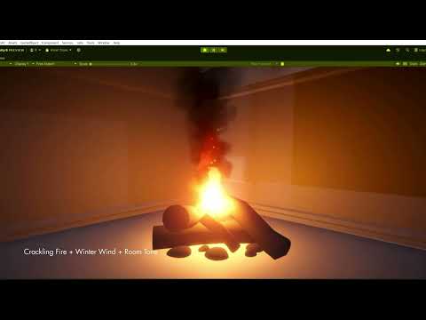 Ambient Sound (Crakling Fire + Winter Wind + Room Tone)