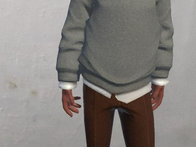 Stylish Virtual Avatar in Casual Formal Wear