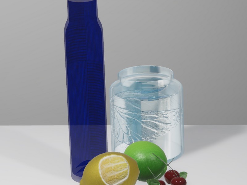 Butterfly Spritzer Still Life