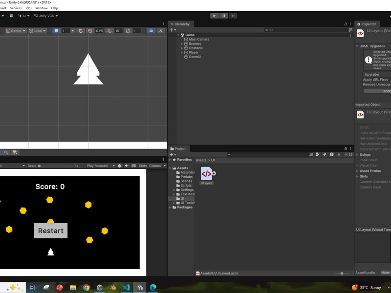 My space shooter game