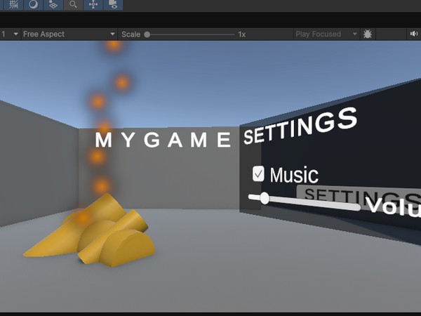 My 3d UI space