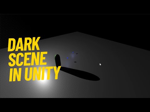How to make scene completely dark in Unity