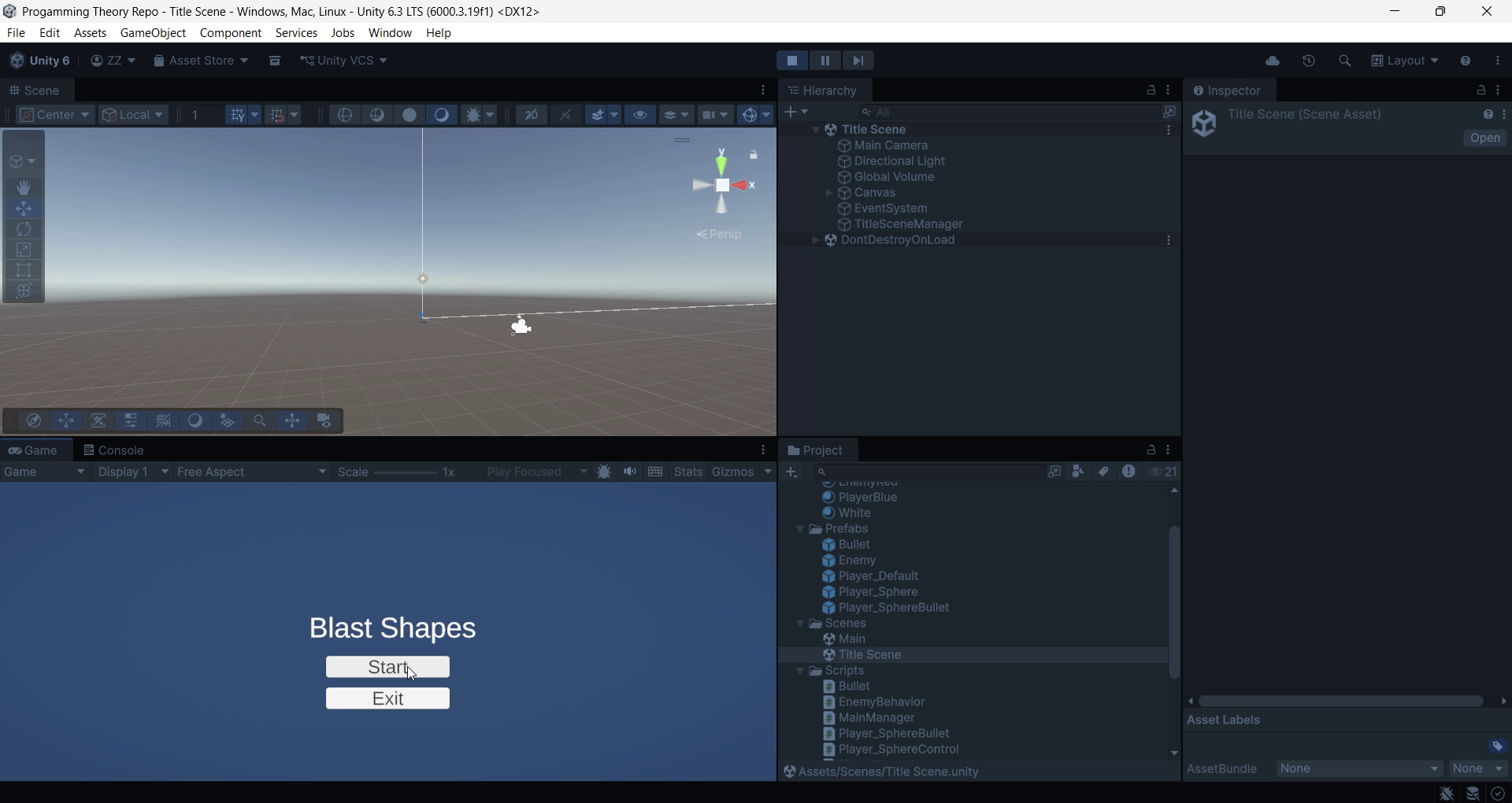 Jr Programmer final submission