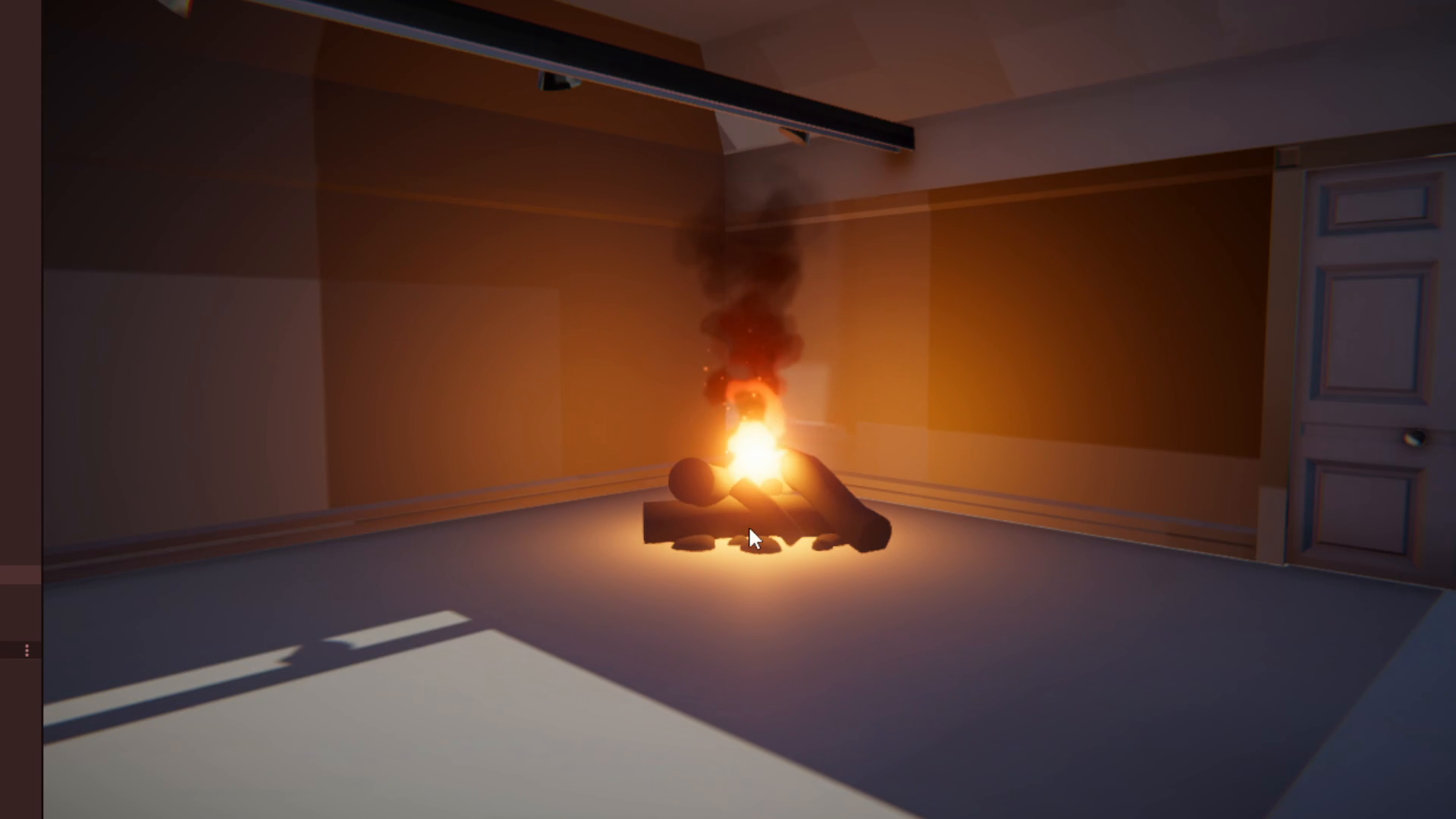 Indoor scene with sound