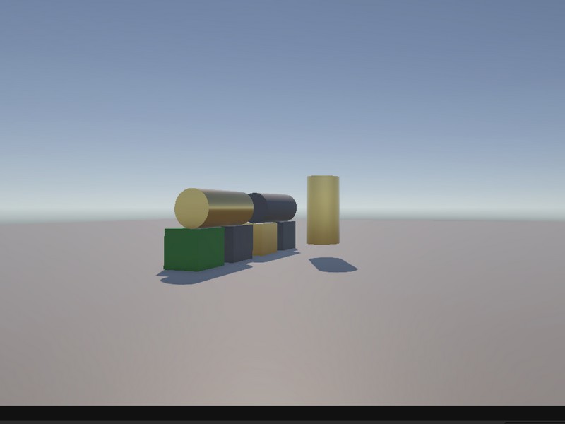 Two Cylinders on Blocks