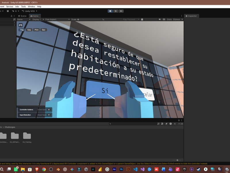 VR Room - Interfaz de Usuario Espacial y Menús Interactivos (Alvaro Ahumada)